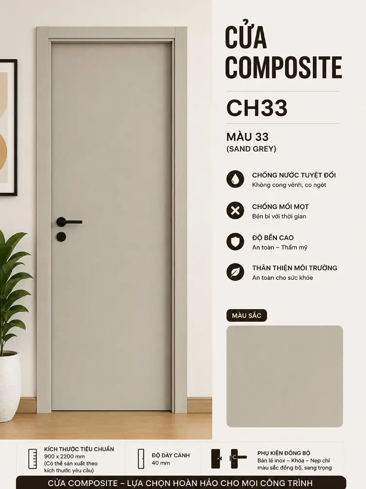 Cửa Composite CH33